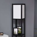 Modern Shelf Floor Lamp with Dual Ambient Light – LED Standing Lamp wi