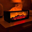 Salt Flame Aroma Diffuser Usb Colorful Flame Gradient Ultrasonic Aroma