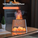 Salt Flame Aroma Diffuser Usb Colorful Flame Gradient Ultrasonic Aroma
