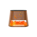 Salt Flame Aroma Diffuser Usb Colorful Flame Gradient Ultrasonic Aroma