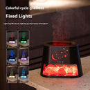 Salt Flame Aroma Diffuser Usb Colorful Flame Gradient Ultrasonic Aroma