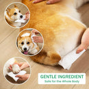 PETMARVEL Silver Ion Antibacterial Dog & Cat Wipes, Hypoallergenic ear
